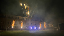 Feuerwerk auf dem Rechtspflegertag 2022 in Berlin